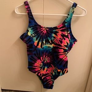 Victoria’s Secret Pink One Piece scoop neck swimsuit. Size S . Worn once.